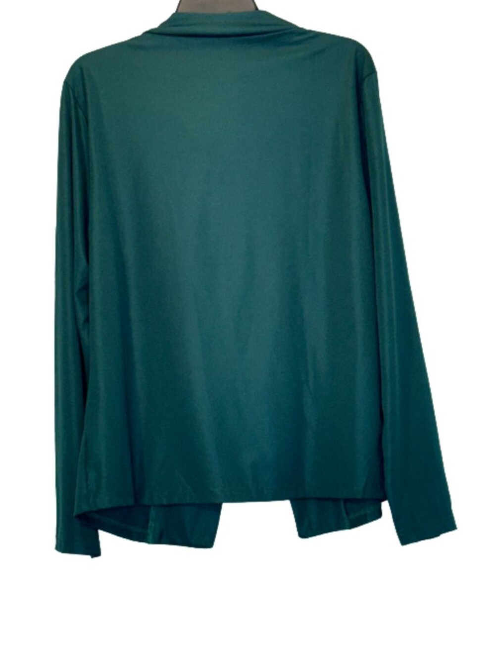 Green Zip-Front Lightweight Jacket/Cardigan Size XL - Picture 3 of 4